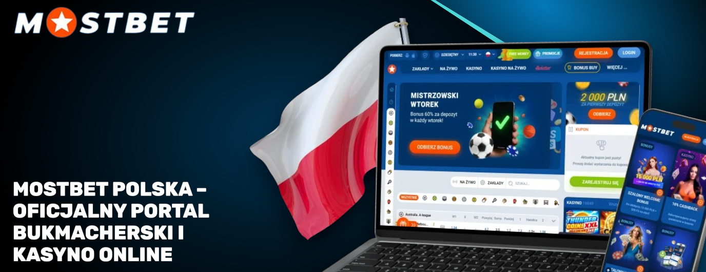 MostBet Polska – oficjalny portal bukmacherski i kasyno online